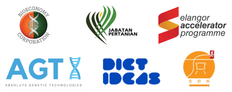 Partners: Bioeconomy Corporation, Jabatan Pertanian, Selangor Accelerator Programme, Absolute Genetic Technologies, Dict Ideas